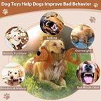 Dog Toys Interactive Tug of War Puppy Toys with Crinkle Paperand Squeaker, Plush Large Dog Chew Toy Pull Pet Toy for Small, Medium and Large Dogs