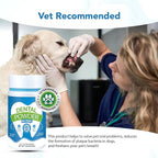 Dental Powder for Dogs - Plaque Control & Tartar Remover, Breath Freshener with Probiotics, Vitamins & Natural Extracts - Perio Support Powder for Dogs, 2.82 oz (80g)