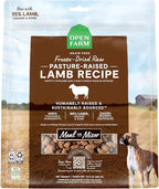Open Farm, Freeze Dried Raw Dog Food, Morsels with 95% Meat, Organs & Bone, Organic Produce & Superfoods, Complete Meal or Freeze Dried Dog Food Topper, Lamb Recipe, 13.5oz Bag