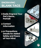 Blank Dog Tags 10PCS Smooth Edges Stainless Steel Blank Bone Shape Dog Tags Sublimation-Ready Pet Tag Pet ID Tag for Dogs Sublimation Dog Tag Blanks Laser Engraving Metal 1.9 x 1in