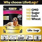 Soft Chews Dog Vitamins & Supplements - Dog Multivitamin - Hemp Oil Glucosamine Chondroitin Hip and Joint Support Health, Skin & Coat, Digestion & Immune Booster, Heart, Probiotics