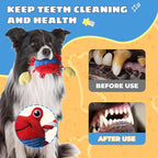 Squeak Plush Dog Toys for Small & Medium Breeds, Chew Resistant Rope to Keep Them Busy for Puppy Teething Chewing, Interactive Indoor/Outdoor Play, Best Pet Gift, Crab