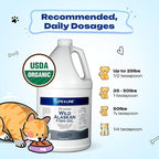 Life Line Pet Nutrition Wild Alaskan Fish Oil for Dogs and Cats 66oz – Omega 3 Fish Oil Supplement for Skin & Coat – Supports Brain, Eye & Heart Health in Dogs & Cats