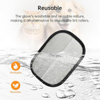 2 Pcs Pet Hair Removal Glove, Reusable Cat Dog Electrostatic Hair Remover Grooming Glove Brush Tool