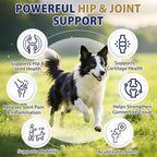Hip and Joint Supplement for Dogs 200 Hemp Dog Calming Chews with Glucosamine, Chondroitin, Msm, Omega 3, Melatonin for Senior Dogs Anxiety, Dog Pain Relief Anti Inflammatory Small/Medium/Large Breed