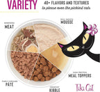 Tiki Cat After Dark Pâté, Variety Pack, High-Protein and 100% Non-GMO Ingredients, Wet Cat Food for Adult Cats, 3 oz. Cans (Pack of 12)