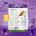 Wellness WHIMZEES Fall Dog Dental Treats, Autumn Natural Chews for Dogs, Medium Size Stick, (6 Count)