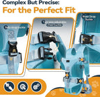 Pet Dog Front Carrier Backpacks, Legs Out Secure-Fit Dog Front Carrier for Small Dogs Up to 17 lbs, Adjustable Hands Free Pet Chest Carrier for Hiking Cycling (S, Blue)