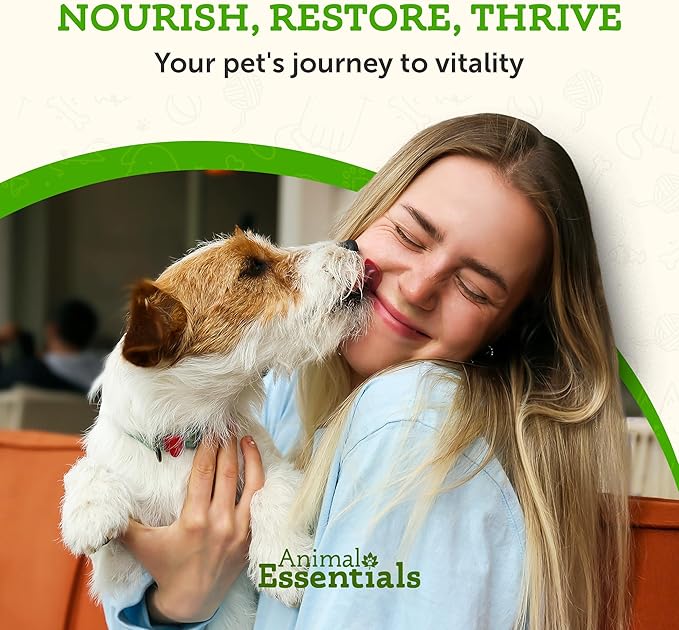 Animal Essentials Plant Enzyme & Probiotics - Digestive Enzymes for Dogs & Cats, Probiotics, Digestive Supplement, Veterinarian Recommended - 10.6 Oz