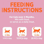 Just Try 16 OZ Shrimp Cat Treats - Grain Free, Crunchy Cat Snacks with Real Shrimp & Krill Oil for Cats, Omega-3 for Skin & Coat, Training Treats