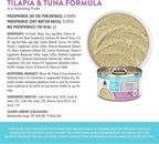 Weruva Wx Phos Focused, Tilapia & Tuna Formula in a Hydrating purée, 3oz Can (Pack of 12)
