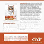 Catit Recipes Double Fusion Adult Cat Food – Chicken Recipe, High-Protein, Freeze-Dried Raw Toppings, No by-Products, Minimally Processed for Optimal Nutrition, 10 lb