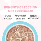 Weruva B.F.F. Kitten The Kitten Me Softly Variety Pack, 2.8oz Can, Pack of 12