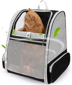 Lollimeow Cat Backpack Carrier, Ideal for Small Animals & Puppies, Outdoor Adventures, Vet Transport. Fully Ventilated Design for Ultimate Comfort On-The-Go