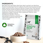 First Light Farms Freeze-Dried Dog Food Topper for Picky Eaters | High Protein Treat | Grain-Free Formula for All Breeds & Life Stages | Premium Wagyu Beef & Certified Humane | 6oz Bag