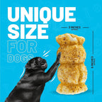 Sitka Farms Beef Cheek ROLL Bully Dusted 5-6 Inch (10 Count) Extra Thick Dog Chew Bones No Rawhide Sourced from Free Range Grass Fed/Healthy Teeth and Gums for Small Medium and Large Dogs