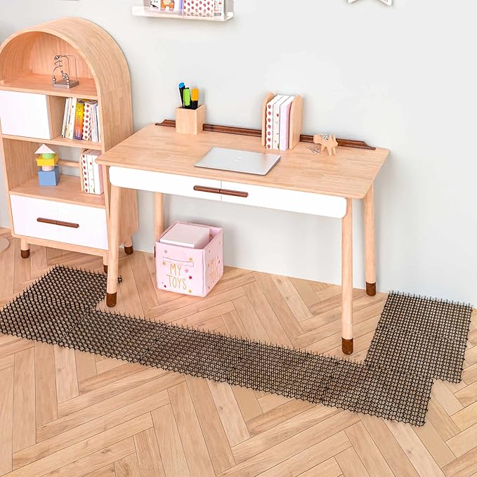 16 X 13 Inch Scat Mat for Cats, 12 Pack Cat Scat Mat with Spikes - Indoor/Outdoor Pet Deterrent Solution for Plants, Furniture, and More - Keep Cats and Dogs Away