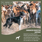 Dog Weight Gainer + Digestive Aid Formula, Natural Health Supplement Food Topper, Weight Gain Supplements for Dogs, & Dog Muscle Builder - 60 Servings