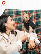 SPACE LION Puffer Jacket, Down Winter Coat, Waterproof, Windproof, Lightweight Jacket, Adjustable Fit for Small Dogs(Khaki,XS)