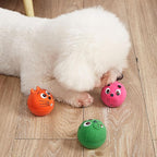 3PCS 2.4'' Squeak Latex Puppy Toy Funny Animal Sets Pet Interactive Play for Small Dog Assorted Color