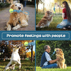 Dog Rope Toy for Medium and Small Dogs Interactive Puppy Toys Tug of War Rope Tether Tug Outdoor Dog Toy 1 Knot Puppy Teething Chew Cotton with Tennis Ball