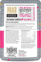 I AND LOVE AND YOU Feed Meow Shine Wet Cat Food - Salmon + Tuna - Coat and Skin Support, Grain Free, Shreeded, No Fillers, 3oz Pack of 12