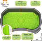 Neater Pet Brands - Pets - Neat-LIK Pad with Mess-Proof Tray Keeps Floors Clean