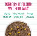 Weruva BFF Minced Natural Wet Cat Food, Tuna and Pumpkin Valentine in Gravy, 10oz Can, Pack of 12