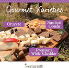 Herbsmith Sassy Cat Treats – Freeze Dried Smoked Gouda – Human-Grade Wisconsin Cheese – Natural Snack for Picky Eaters – 1 Ingredient – USA Made – 4.3 oz