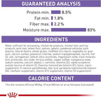 Royal Canin Feline Health Nutrition Spayed/Neutered Adult Thin Slices in Gravy Cat Food, 3 oz (Pack of 24)