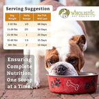 Wholistic Pet Organics Canine Complete - Dog Multivitamin Powder - 8 Oz - Daily Dog Vitamins and Supplements for Homemade Food - Immune System, Skin, Coat & Overall Health - Small and Large Breed