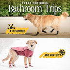 DOK TigerToes Premium Non-Slip Dog Socks for Hardwood Floors - Extra-Thick Grip That Works Even When Twisted - Prevents Licking, Slipping, and Great for Dog Paw Protection (X-Large)