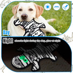 No Stuffing Dog Squeaky Toys, Glowing Eyes Crinkle Plush Puppy Toys for Teething Chewing, 5pcs Flat Tough Dog Toys Set for Large Medium Small Dogs to Keep Them Busy