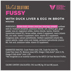 Tiki Cat Solutions Mousse Multipack Wet Cat Food, Fussy, Duck Liver & Egg, 2.4 oz. Pouch (12 Count)