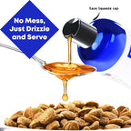 Wild Alaskan Salmon & Pollock Oil for Dogs – Itchy Skin, Shedding, Allergy & Joint Relief – NASC Certified Omega 3s – 8oz Liquid Food Topper – Club Hachiko