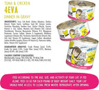 Weruva BFF Minced Natural Wet Cat Food, Tuna and Chicken 4 Eva in Gravy, 10oz Can, Pack of 12