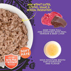 Tiki Cat After Dark Soft Pate Wet Cat Food, Venison & Beef Liver Recipe, 5.5 oz. Can (8 Count)
