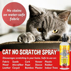 Bodhi Dog No More Scratching! Cat Deterrent Spray, Indoor & Outdoor Repellent w/Essential Oils - Safe & Effective Formula - Prevents Scratches on Furniture, Protects Surfaces - Made in USA (8 Fl Oz)