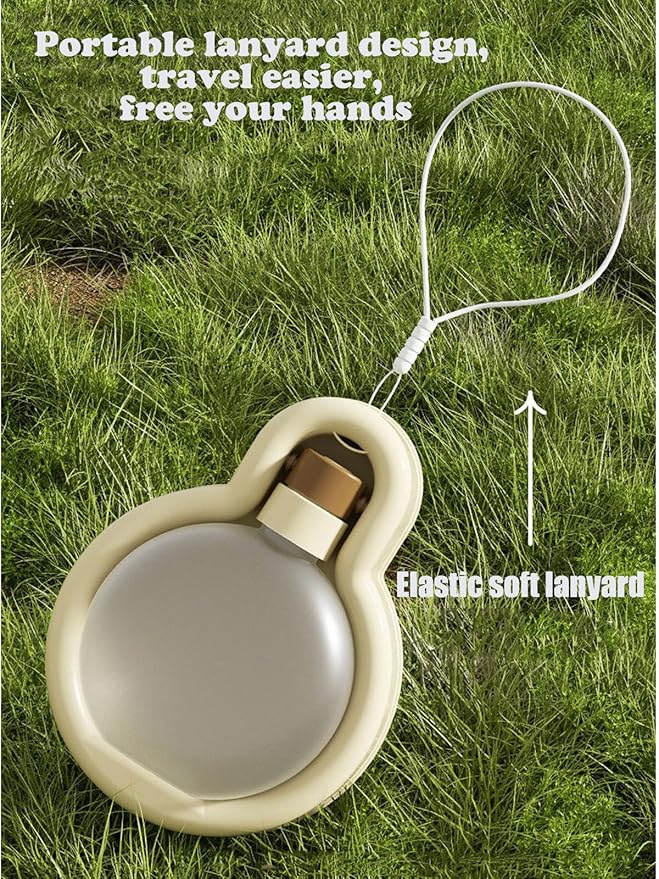 17OZ Portable Foldable Pet Dog Walking Water Bottle, Pet Travel Water Dispenser for Outdoor Walking, Hiking, and Travel Gravity Water Kitten Drinker(Green)