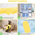 2 Pack Dog Shirts, Summer Pet Sleeveless Vest, Breathable Dog Clothes, Stretchy Tank Top T-Shirts for Large Medium Dogs, Grass Green+Lemon Yellow (2XL)