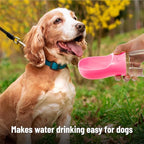 Mr. Pen Portable Dog Water Bottle - 19 oz, Pink, Travel Dog Water Bottle Dispenser, Not Dishwasher Safe