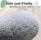 JOLLYVOGUE Dog Bed, Calming Anti-Anxiety Large Dog Bed, Fluffy Donut Cushion for Medium and Large Pets (27"/30"/36")