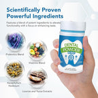 Dental Powder for Dogs - Plaque Control & Tartar Remover, Breath Freshener with Probiotics, Vitamins & Natural Extracts - Perio Support Powder for Dogs, 2.82 oz (80g)