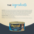 Reveal Entrées Natural Wet Cat Food Paté, Grain-Free with Added Vitamins & Minerals, Carrageenan-Free Tuna Fillet with Mackerel Paté Recipe (24 x 2.47 oz Cans)