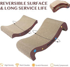Cat Scratcher Cardboard Scratch Pad for Cats Infinity Scratchers for Indoor Cats Kitten Scratching Post as Beds Board & Furniture Reversible Couch