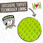 HuggleHounds Plush Dog Toy - Fuzzy Dog Toy, Squeaky Soft Fleece, Interactive Durable Stuffed, for Small and Large Breeds with Squeaker - Feller Squirrel, Small