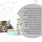 I and love and you Wet Cat Food - Whascally Wabbit Pâté - Rabbit Recipe, Grain Free, Filler Free, 3oz Pack of 24 Cans