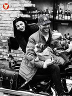 SPACE LION Puffer Jacket, Down Winter Coat, Waterproof, Windproof, Lightweight Jacket, Adjustable Fit for Medium, Large Dogs(Green,XL)