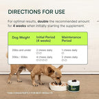 Wuffes Chewable Dog Hip & Joint Supplement - Glucosamine & Chondroitin Chews - Dog Joint Supplements & Vitamins - Extended Joint Care (Small&Medium Breeds (0-65 lbs), 180 Chews (Pack of 3))