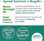 Honest to Goodness Plant Snacks Dog Treats, Enriched with Omega 3s & Postbiotics, 8oz Variety Pack, 6 Bags